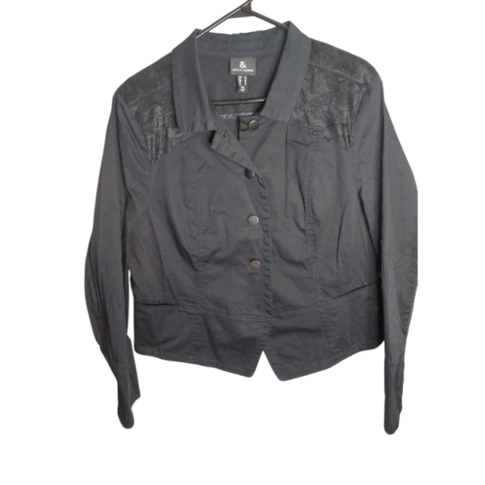 Love & Legend Black Jacket With Lace - Picture 1 of 7